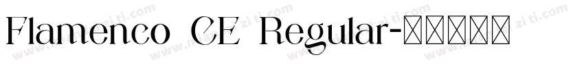 Flamenco CE Regular字体转换